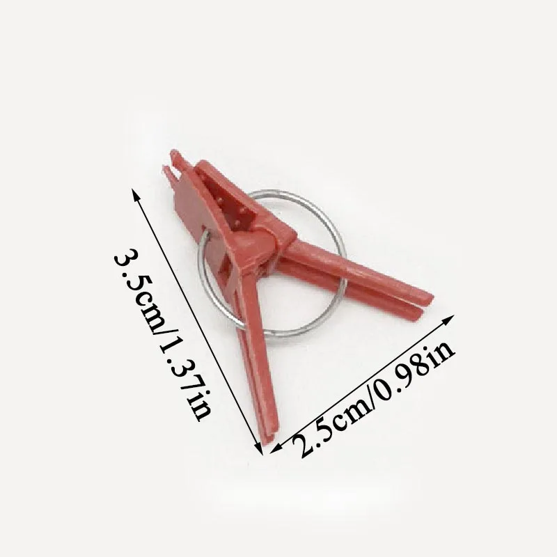 

Watermelon Garden Plant Support Round Mouth Cucumber Clips 50pcs Plastic Clips Melon Graft Clips Flat Mouth