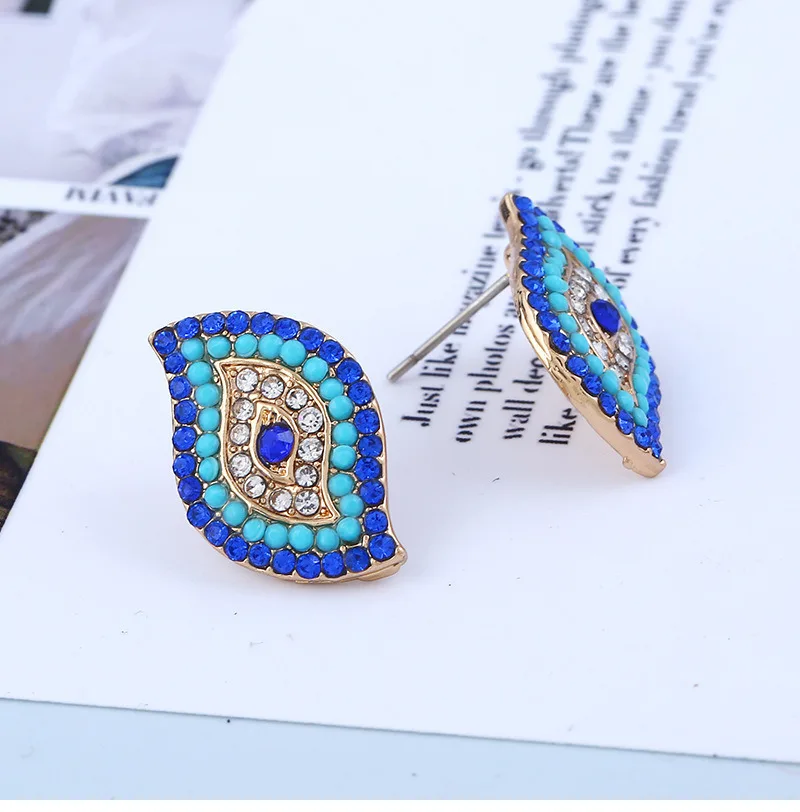 Клен 2000 новые стразы ожерелье волшебный глаз четыре части женские турецкие