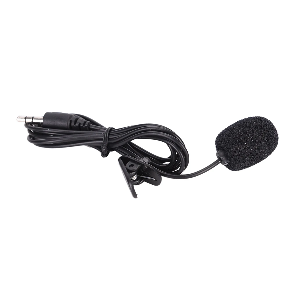 

Portable External 3.5mm Hands-free Mini Wired Clip-on Lapel Lavalier Microphone For PC Laptop Notebook 1.5M