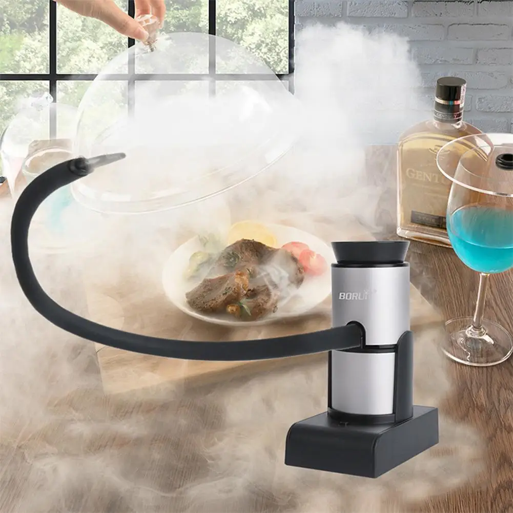 Hand-Held Smoker Kitchen Tool Smoking Machine Cocktail Steak Smoke Sawdust Generator Restaurant Barbecue Molecular Cooking 2021 | Дом и сад
