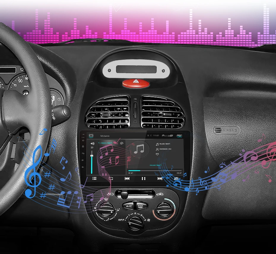 AWESAFE для peugeot 206 2001 2002 2003 2004-2008 Автомобиль Радио Мультимедийный видеоплеер gps без 2din 2 din Android 8,1 2 ГБ+ 32 ГБ