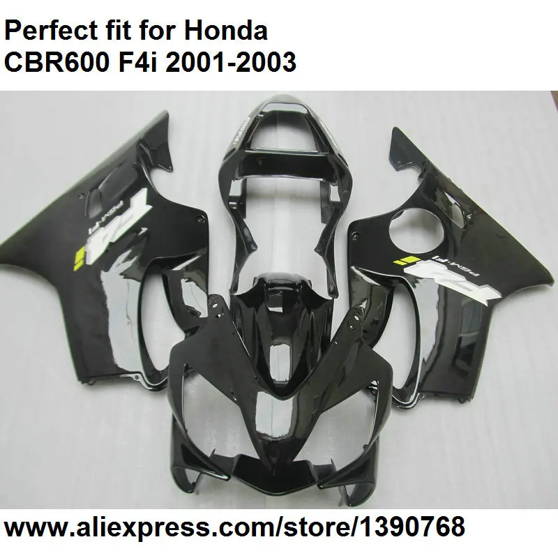 Запасные части для кузова обтекатели Honda CBR 600 F4i 2001 2002 2003 матовый черный