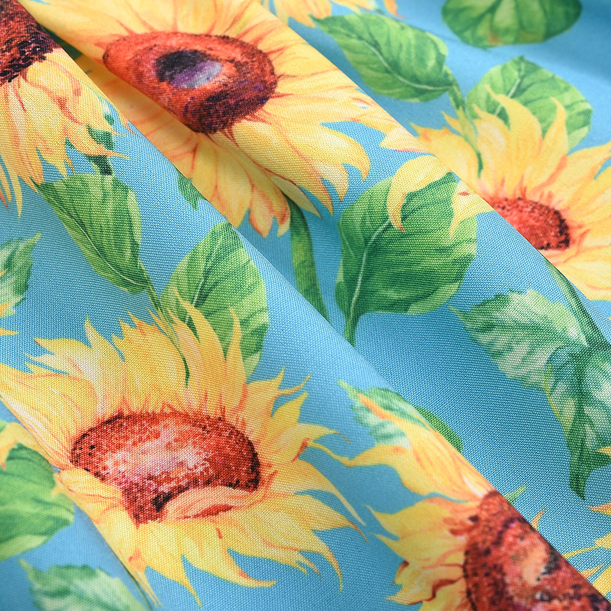 2020 летнее платье для маленьких девочек Одежда с подсолнухами Платье оборками в