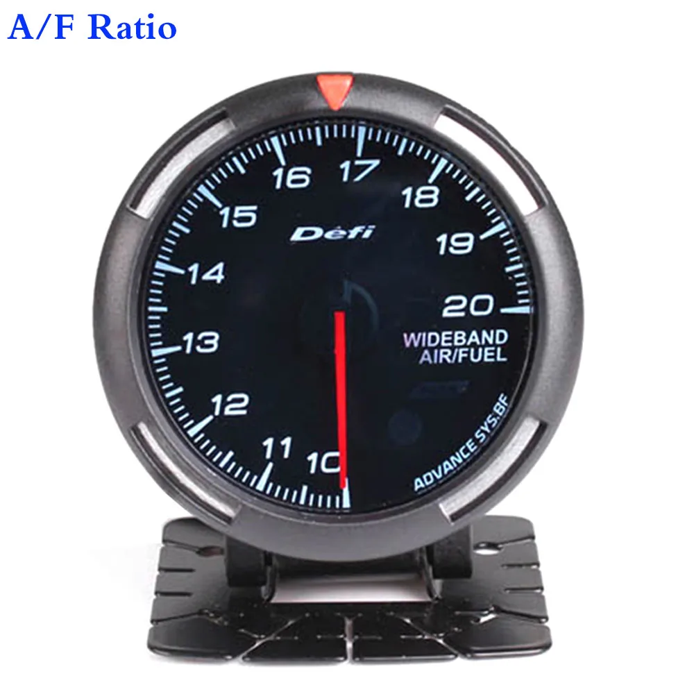 Air fuel ratio 60 мм авто 12 в датчик температуры выхлопных газов Универсальный измеритель температуры Ext с датчиком и держателем 7 цветов света - Цвет: Air fuel ratio