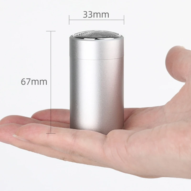 

EAS-Mini Shaver USB Rechargeable Portable Small Men Electric Shaver for Young