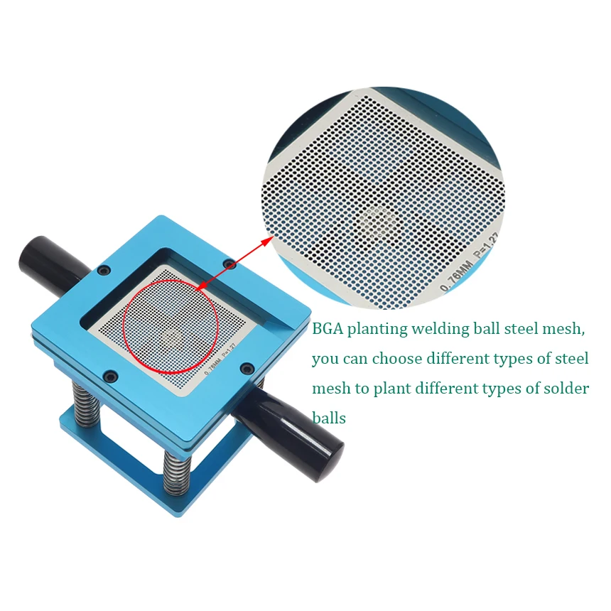 Комплект для реболлинга BGA 90 мм сетка из алюминиевого сплава реболлинговая