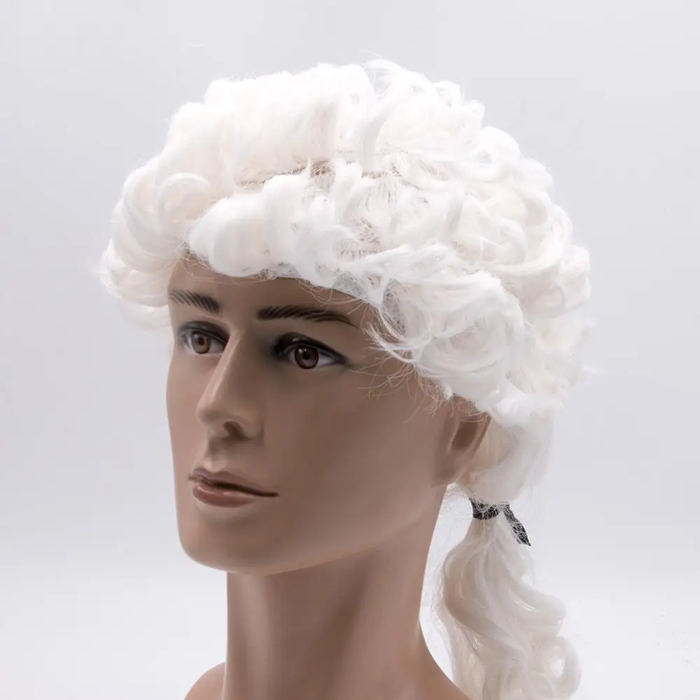 Высококачественные мягкие короткие вьющиеся волосы для взрослых мужские