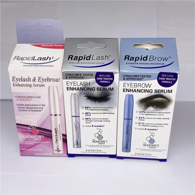 

Новый 3 мл усилитель бровей Rapidbrow, сыворотка для роста Hexatein Rapid, усиление бровей, сыворотка, кондиционер Revitalash Extend Lash rapidlash