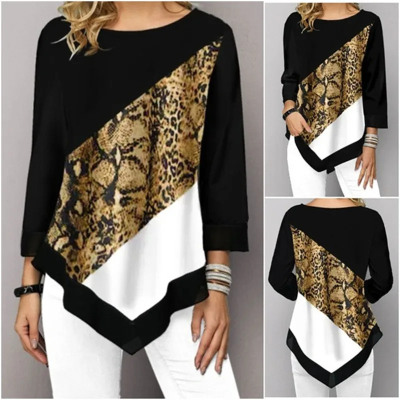 Женская футболка 2020 размера плюс Топ с длинным рукавом бойфренд повседневная