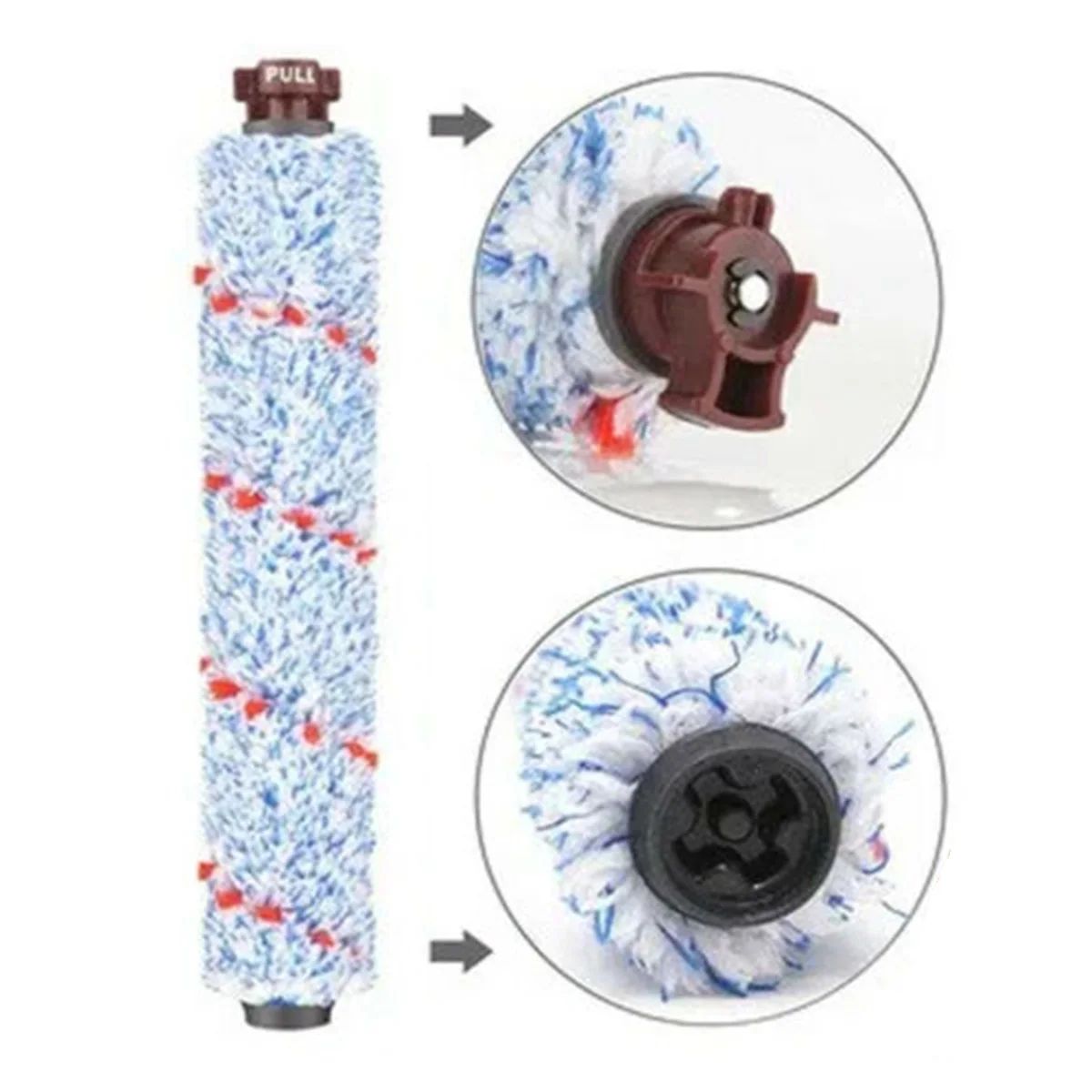 4х роликовая щетка для Бисселл крест волна все в одном многоповерхностная