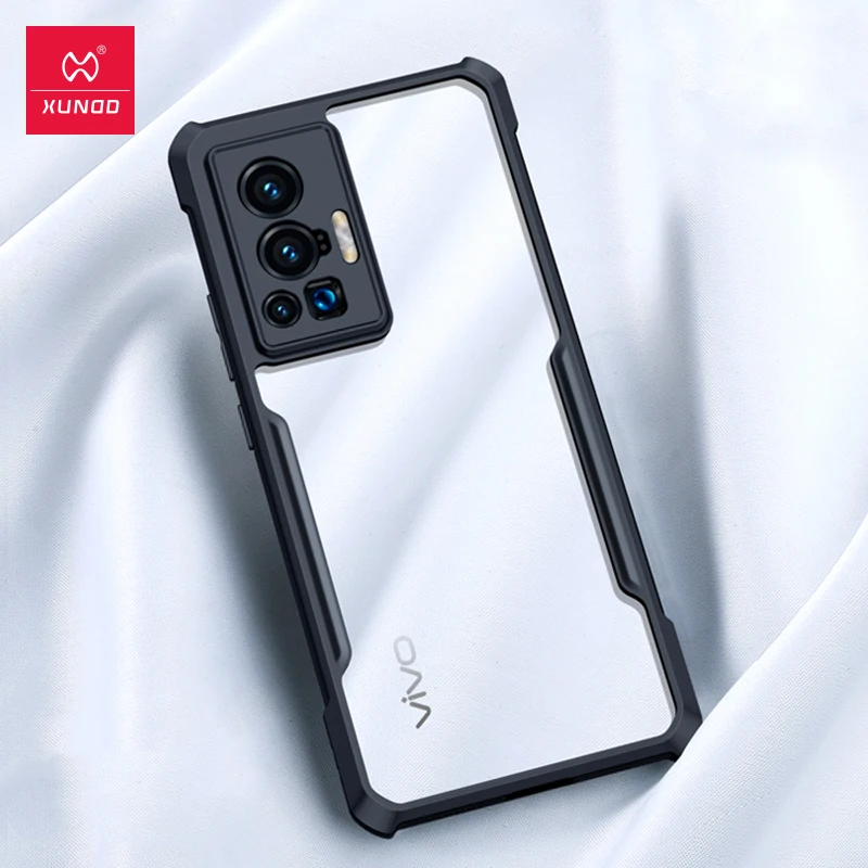 

For Vivo X70 Pro Plus Case,For Vivo X60 X70 Case Bumper Case-with Airbag Technology Dropproof Shell Back Transparent Cover