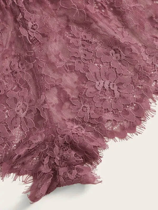 

New eyelash lace tube top thin section without rims and bumps perspective bra set sexy lingerie women