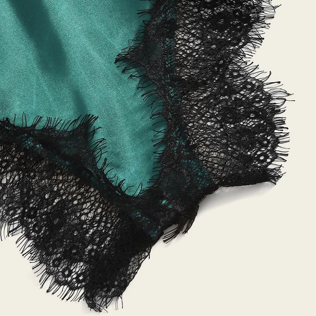 JAYCOSIN всесезонный женский кружевной комбидресс размера плюс с v образным вырезом