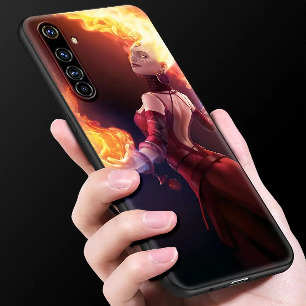 

Phone Case For OPPO A9 Realme Reno 6 C3 7 5 X7 X50 Pro 5G XT V3 X3 2020 Silicone Soft Capa Back Cover dota 2 logo