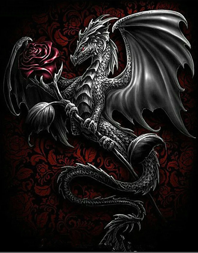 Набор для алмазной вышивки JMINE Div алмазная 3D краска В Форме Дракона 5D | Дом и сад