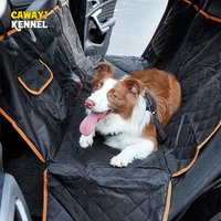 dog car view mesh waterproof pet carrier car rear row rear seat cushion hammock with zipper and pocket breathable cushion cat