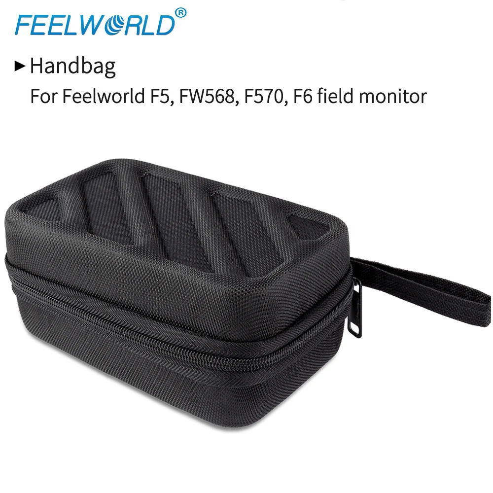 

Портативная сумка Feelworld с черным чехлом для Feelworld F6PLUS F5PROV2 FW568 F570 4,5-6 "Полевой монитор