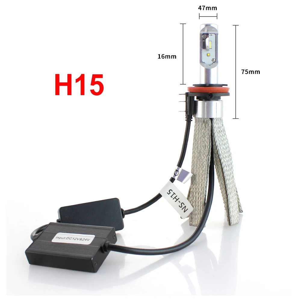 

Afarnova H7 Led Canbus H4 H15 H11 D1S D2S H8 6000K White Beam 9006 H11 Led Headlight Bulb Error Free Error Car Styling Headlight