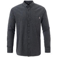 casual pure cotton men striped shirts camisa social masculina long sleeve button down breathable regular fit male blouse
