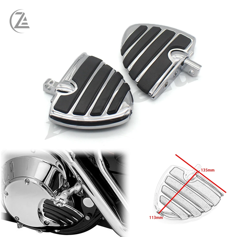 

ACZ 1 Pair Motorcycle Highway Wing Style Footrest Rests for Harley Sportster Dyna Softail Touring Street Glide 1984-2019