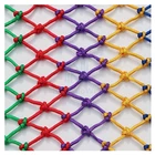 Красная Зеленая желтая цветная нейлоновая сетчатая веревка для детского сада, противоскользящая сетчатая лестница, Балконная ограждение, детская Защитная сетка 5 см