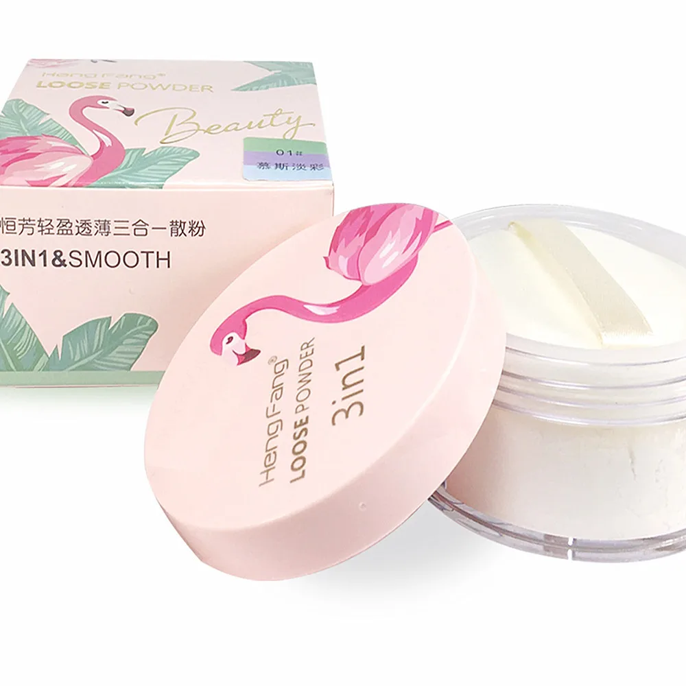 Пудра для макияжа 3 цвета модификация рассыпчатая пудра лица водостойкая кожи