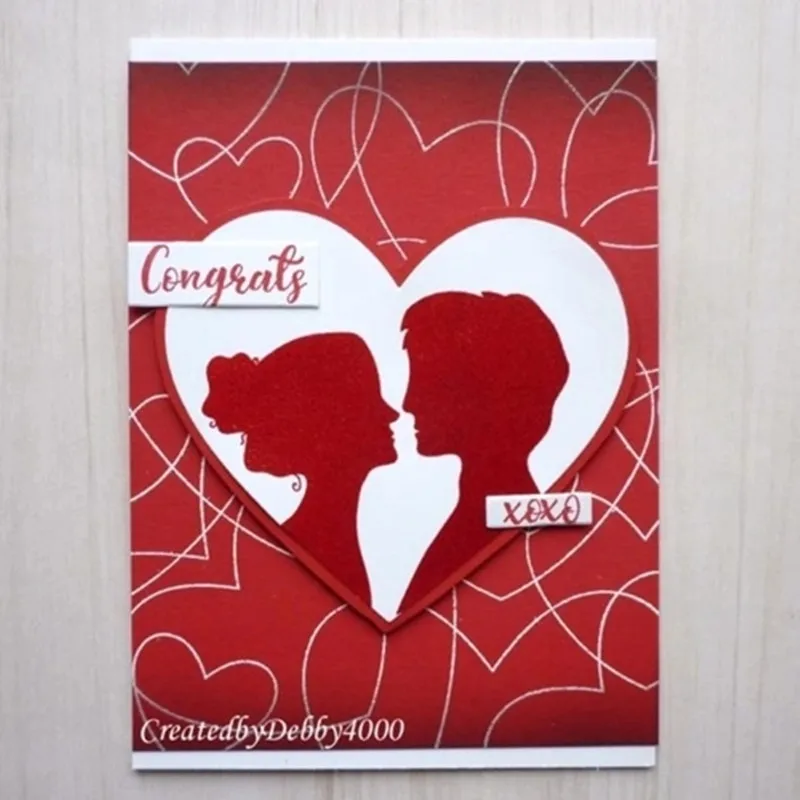 

YOU AND ME FOREVER Metal Cutting Dies and Stamps Crafts Stencil For DIY Scrapbooking Paper/photo Cards Embossing Die