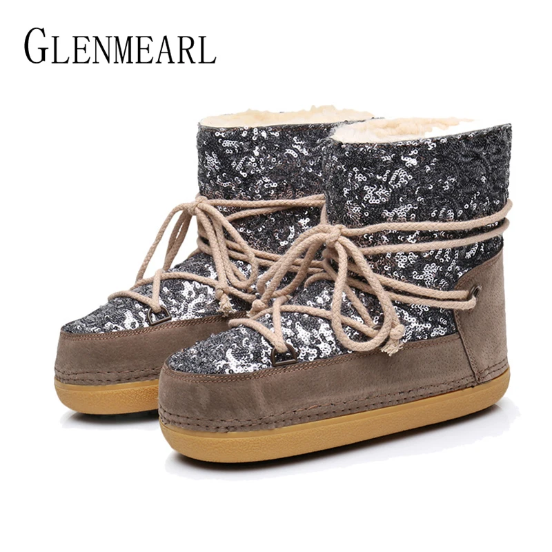 Фирменные теплые женские зимние ботильоны на теплом меху Женские туфли