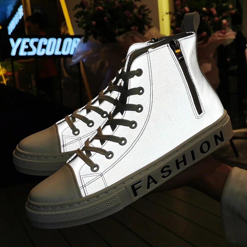 

Fashion sapatos Casual male High high shoe zapatos spring Shoes Breathable sneaker Male mens casuales sale hombre para 39 on de