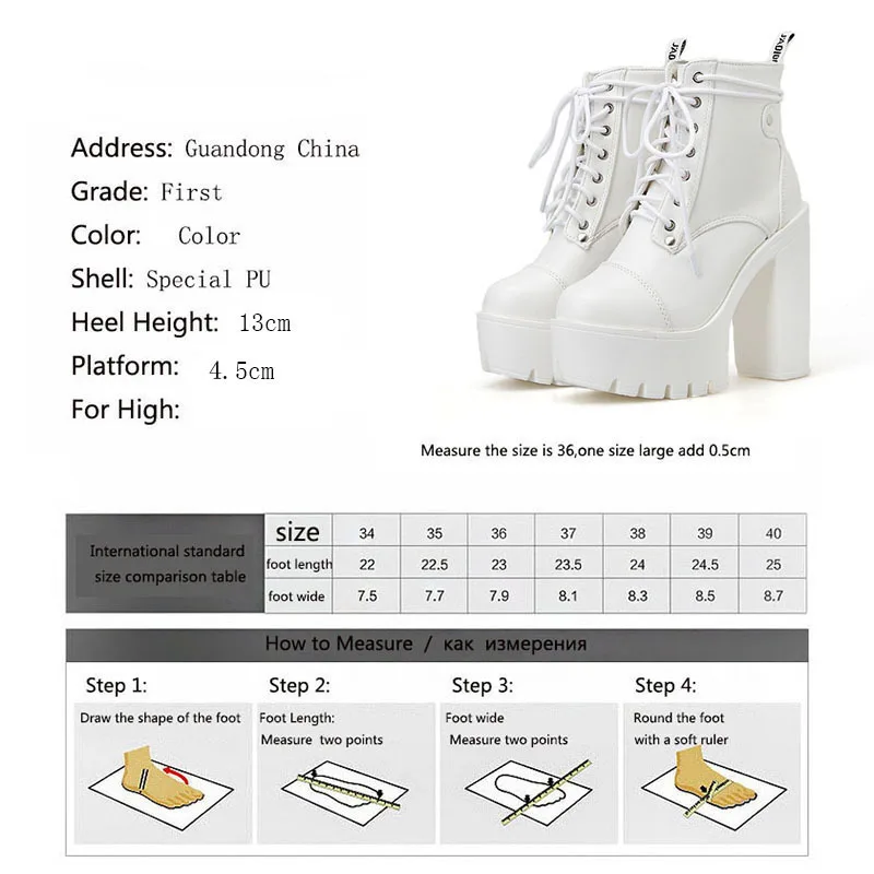 

PRETO BRANCO 2021 Srping 13cm Heels Women's Boots Winter Ankle Boots Thick Stage Heel Boots Winter Black Boots Winter Boots JXQ