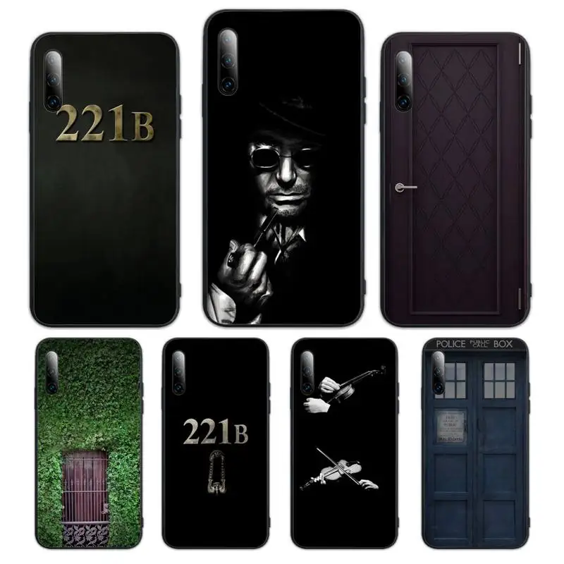 

Hot Sherlock Moriarty 221B Phone Case For Huawei Mate 9 10 20x 30 40 Lite Pro Cover
