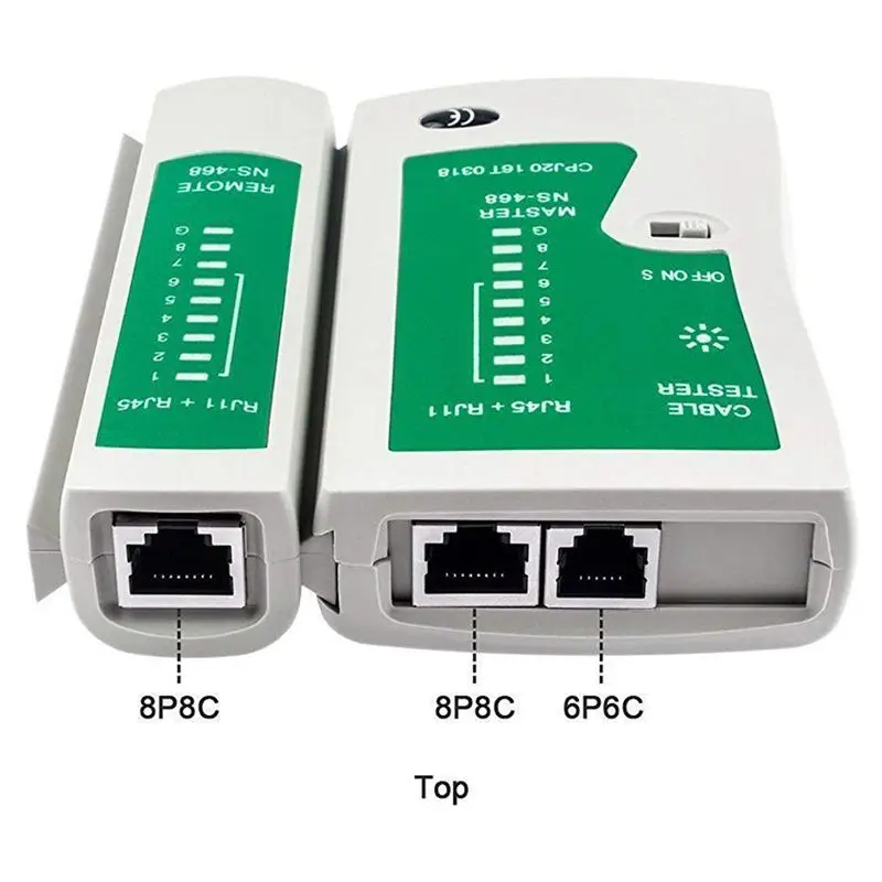 Устройство для проверки кабеля сети Ethernet версии 4 в 1 + Обжимные Щипцы устройство