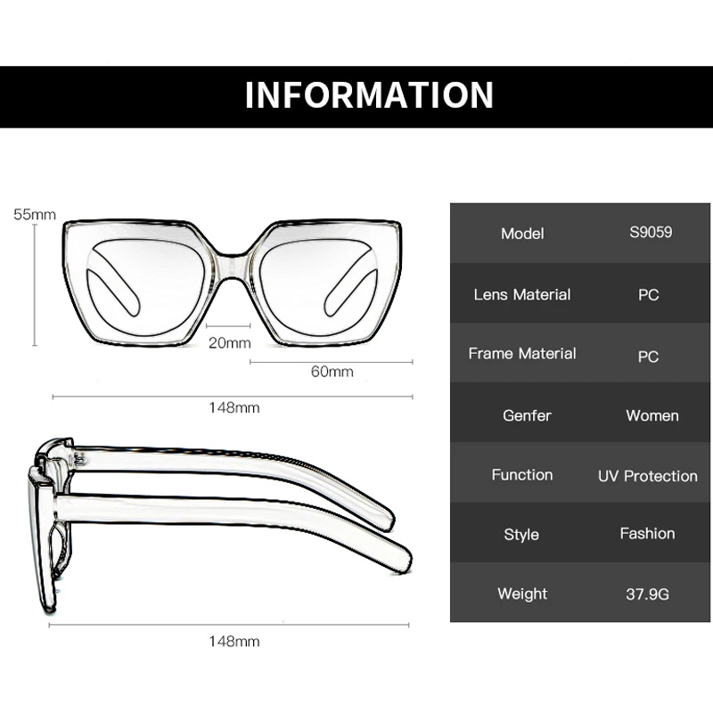Новинка 2020 классические квадратные Красочные Солнцезащитные очки женские