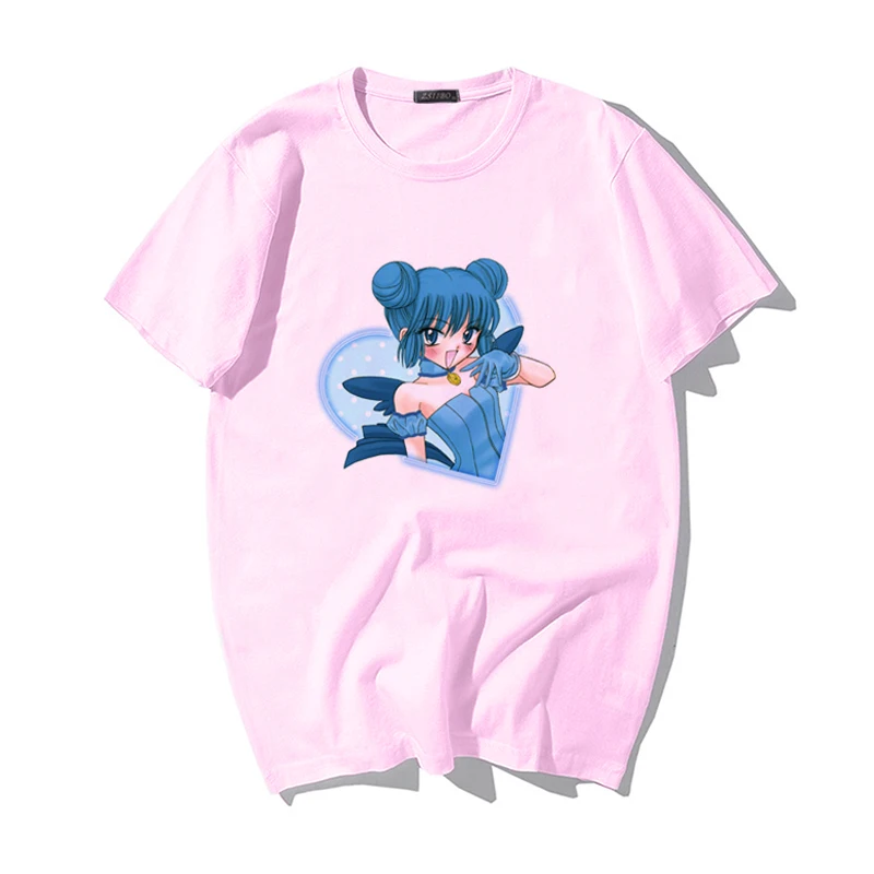 Футболка мужская оверсайз с изображением аниме Токио Mew японского мультфильма