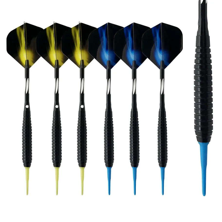 

12 Sets of Professional Competition-grade Soft-tip Darts 18g Electronic Dart Needle Set with Spare Soft Header Dart Accessories