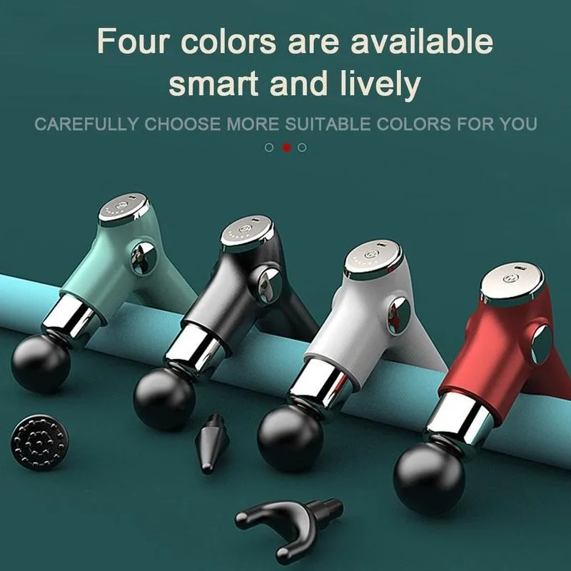 

2021 Mini High Frequency Fascia Gun Massage Gun Deep Muscle Massager Gun Body Tissue Percussion Massager Body Relax