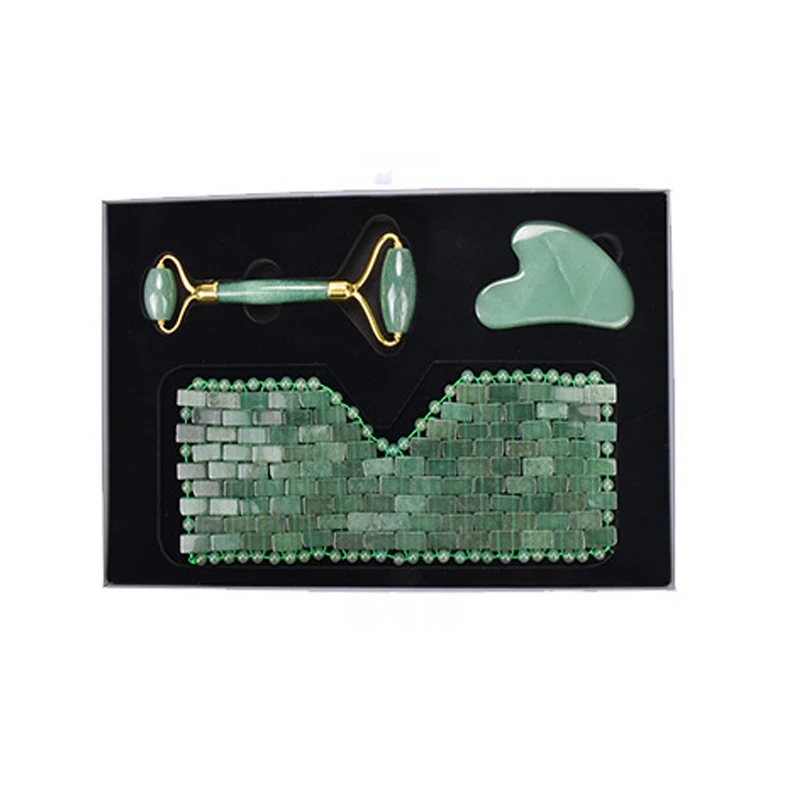 Натуральная Нефритовая маска для глаз из розового кварца брикет гуаши скребок