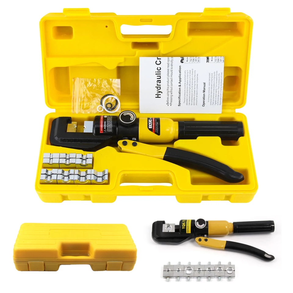 Hydraulic Crimping Tool 4-70mm2 Cable Lug Crimper Plier Hydraulic Compression Tool YQK-70 Pressure 5-6T Cable Crimping Too
