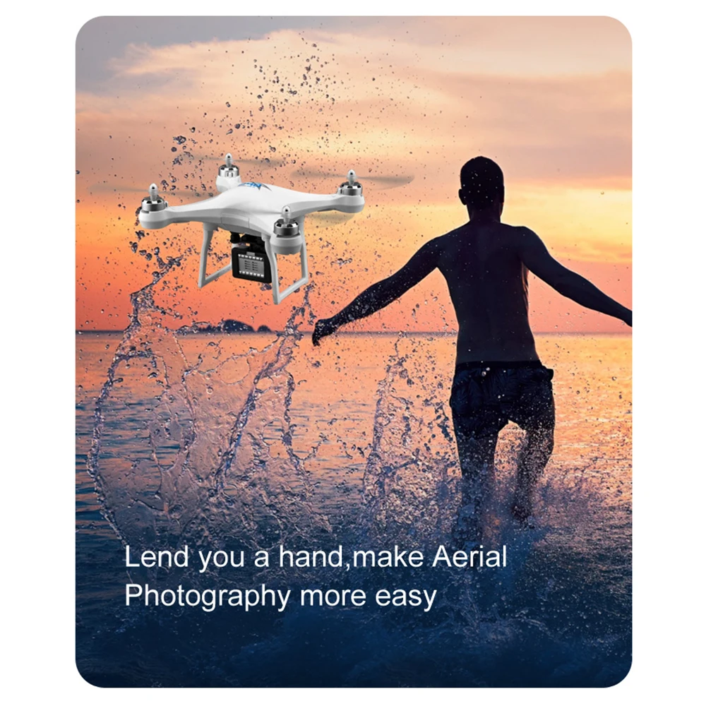 S2 Профессиональный широкоугольный Дрон для камеры 1080p HD gps WiFi FPV щетка Пропеллер для мотора длинная батарея воздушный Дрон на ру Квадрокоптер