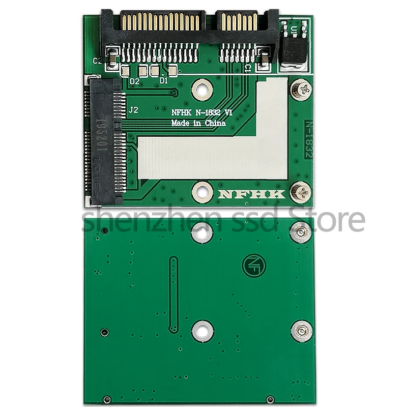Универсальный mSATA Mini SSD на 2 5 дюйма SATA 22-контактный конвертер адаптер карты для