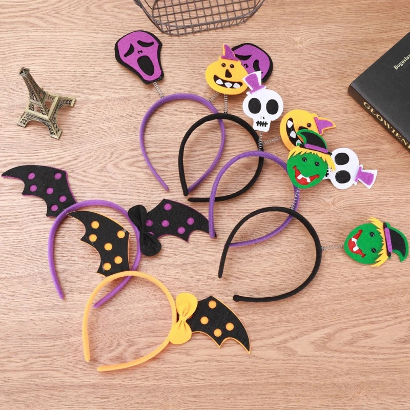 Мультфильм дизайн повязки для волос головной убор с крыльями уха/весенние