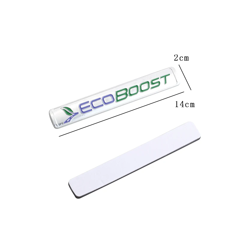 Металлическая 3d наклейка с логотипом Ecoboost для автомобильного брызговика боковая