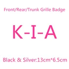 Аксессуары Stinger Seltos Optima для логотип KIA K3 KX3 K5 RIO Sorento SKY Автомобильная наклейка на переднюю и заднюю решетку багажника