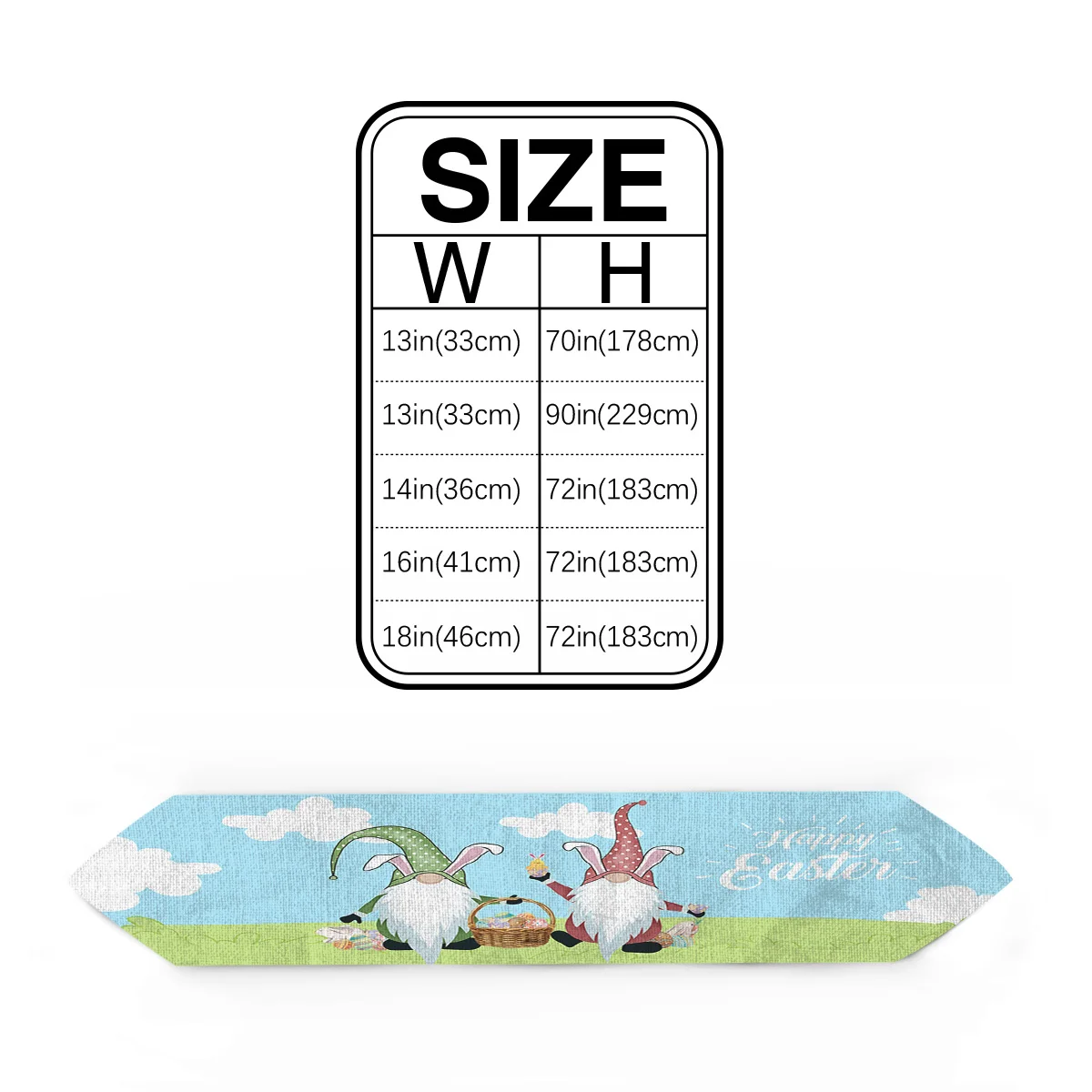 Счастливый Пасхальный карликовый кролик яйцо синий Настольный дорожка s