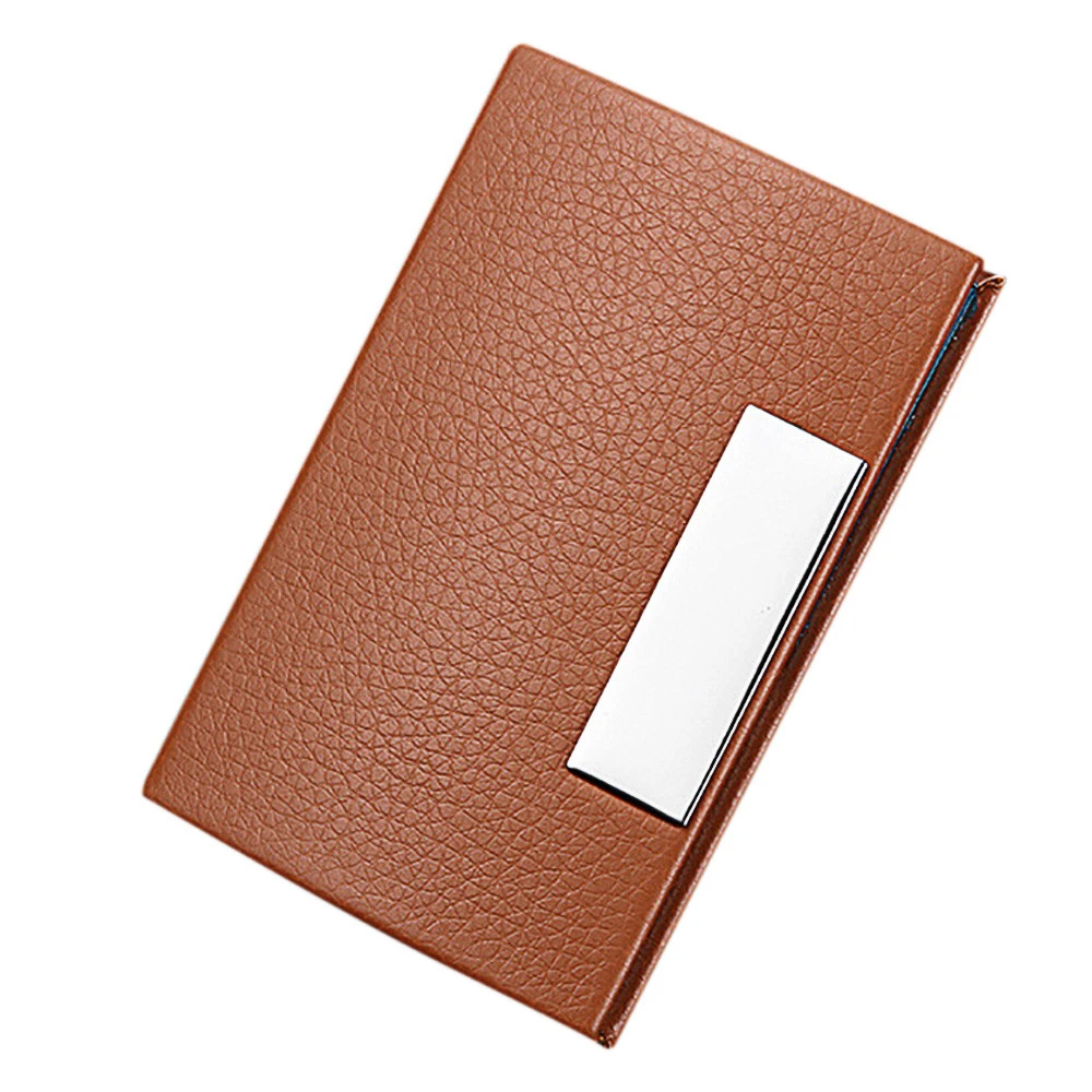 Персонализированный кошелек для карт из кожзаменителя мужской держатель