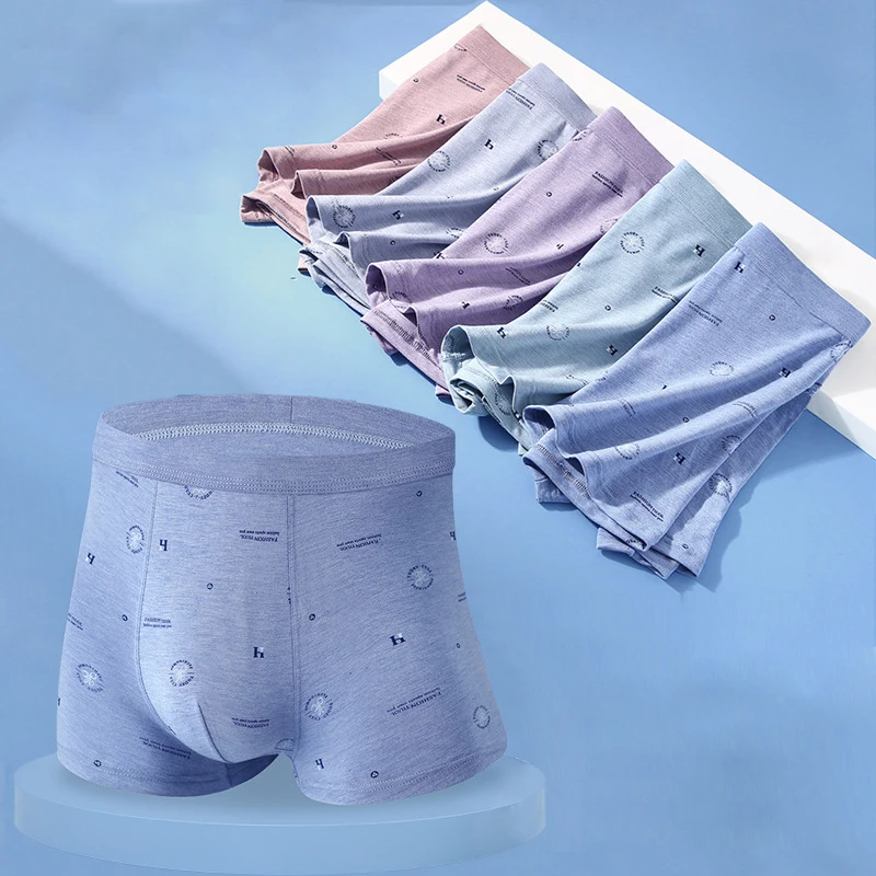

Male Panties Modal Men's Underwear Boxers Breathable Man Trunk Boxer Print Underpants Comfortable Brand Shorts Homme Men Pants