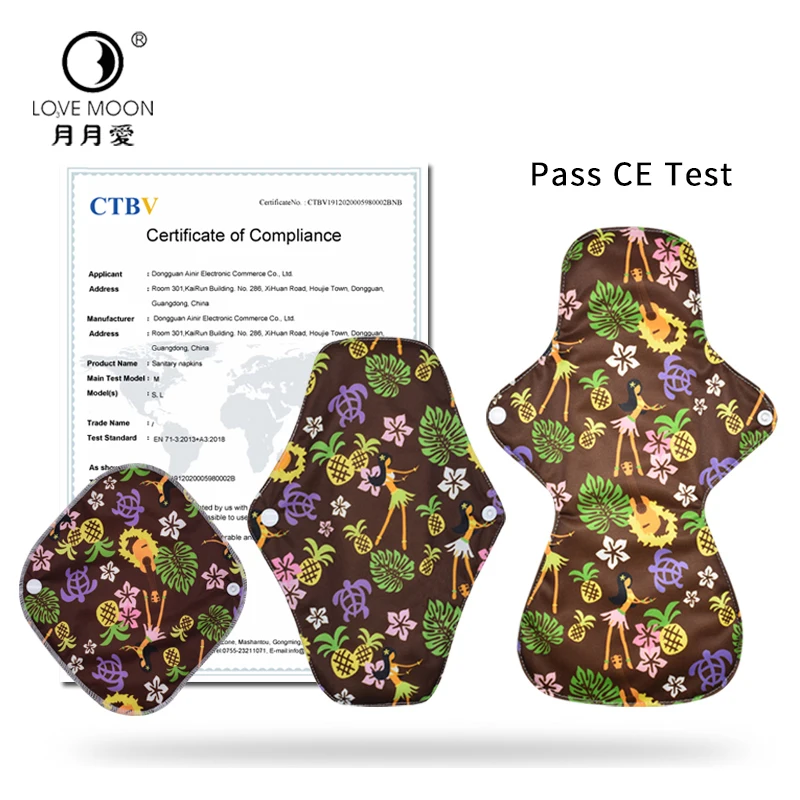 

1 Piece Women's Sanitary Clogs Pads for Menstruation Reusable Gaskets Washable Sanitary Napkin Panty Liners Menstrual Pads