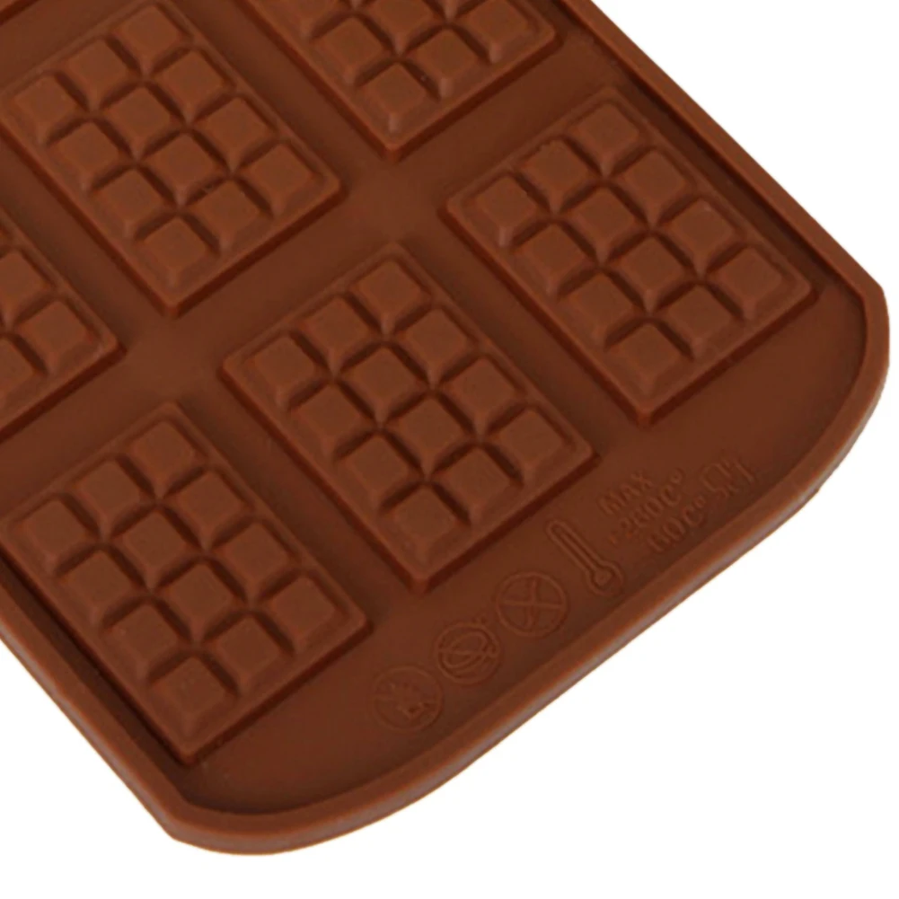 

1pcs silicone mold 12 grid chocolate chip and waffle mold DIY bakeware kitchen baking household baking accessories