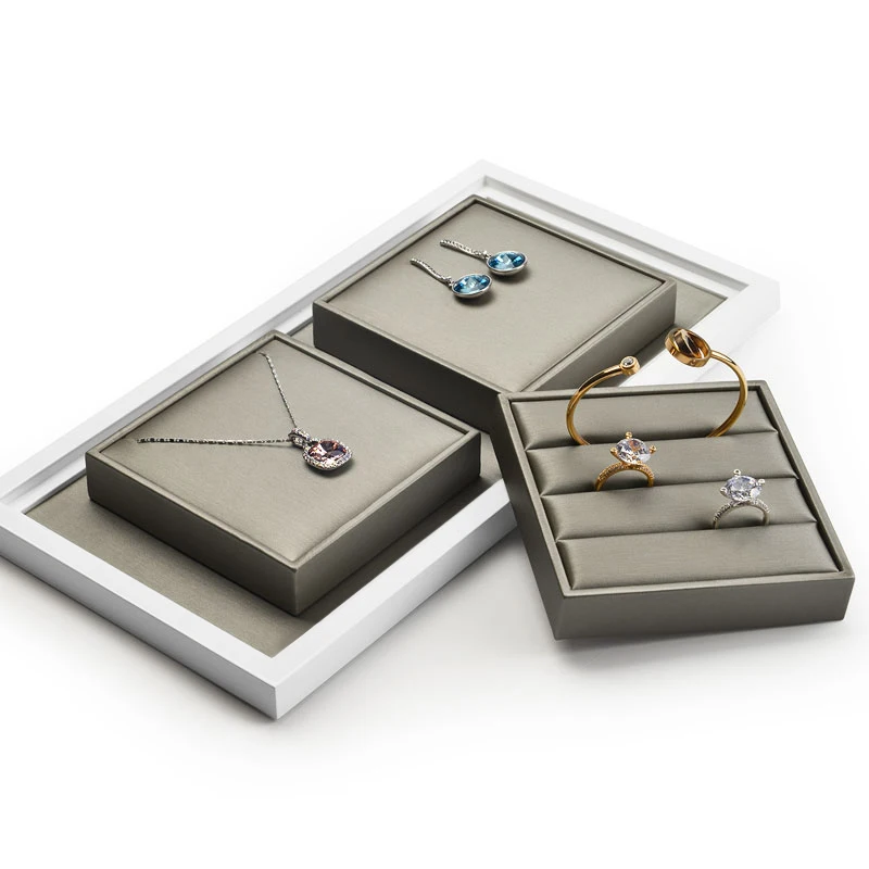 Oirlv Jewelry Rack Props Jewelry Counter Display Ornaments Tray Sets Brand Logo Can Be Customized