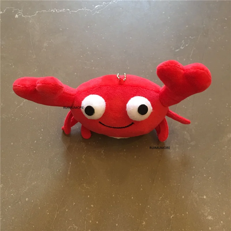 100 шт. оптом около 10 см Крабом плюшевые игрушки мягкие животные брелок для ключей
